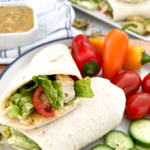 Honey Mustard Chicken Wraps